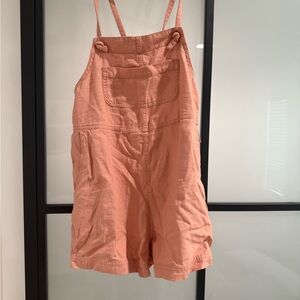 Peach Overalls